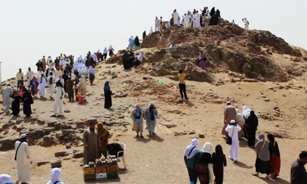 Suasana Jabal Uhud di Madinah Arab Saudi beberapa waktu lalu